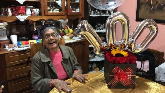 Guillermina Carrillo, la abuelita originaria de Quetzaltenango que cumplió 100 años
