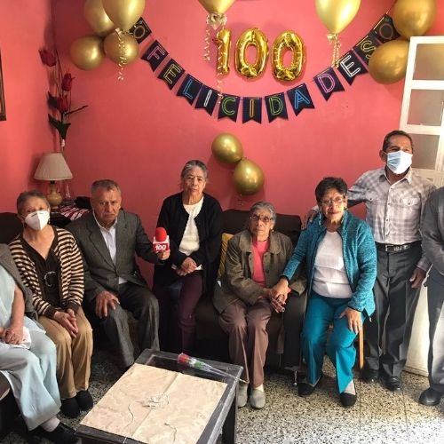 Guillermina Carrillo,originaria Quetzaltenango cumplió 100 años
