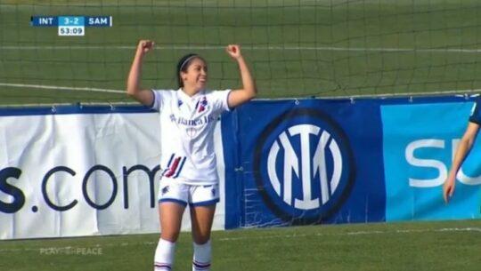 Ana Lucía Martínez anotó su segundo gol en la Serie A Femenina de Italia