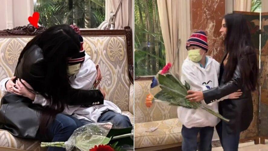 Bárbara de Regil cumplió el sueño de niño guatemalteco al conocerla en marzo de 2022 (2)