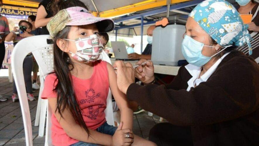 Centros de vacunación habilitados para niños de 6 a 11 años en Ciudad de Guatemala
