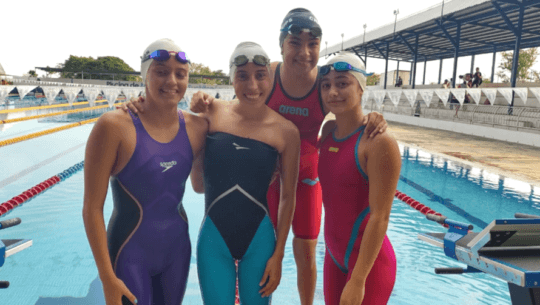 Gabriela Santis, Ximena Ximin, Yanci Vanegas y María Porres superaron récord histórico