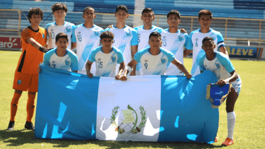 Grupo de Guatemala en el Campeonato Sub-20 de la Concacaf 2022