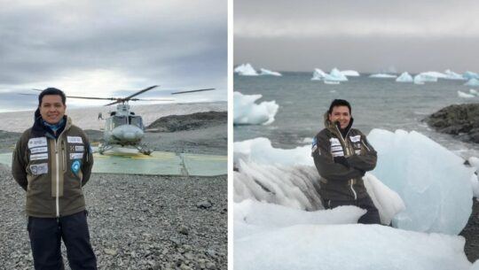 Ricardo Molina, el investigador guatemalteco que realiza proyecto en la Antártida
