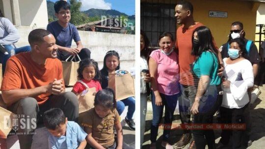 Will Smith en Guatemala El actor estadounidende visitó escuela en San Cristóbal el Alto