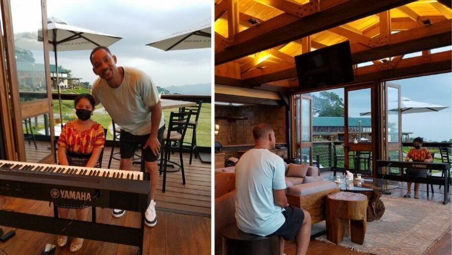 Yahaira Tubac brindó un concierto para Will Smith durante su visita a Antigua Guatemala