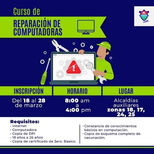 curso reparación de computadoras