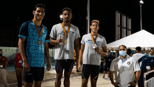 13 medallas y 4 récords para Guatemala en el Puerto Rico International Swimming Open 2022