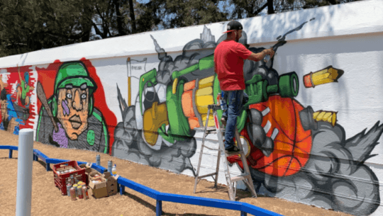 Arte y deporte se combinaron en el 2o Festival de Graffiti 2022