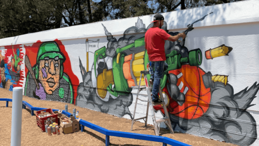 Arte y deporte se combinaron en el 2o Festival de Graffiti 2022