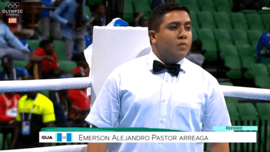Emerson Pastor, el juez árbitro que ha representado a Guatemala a nivel internacional