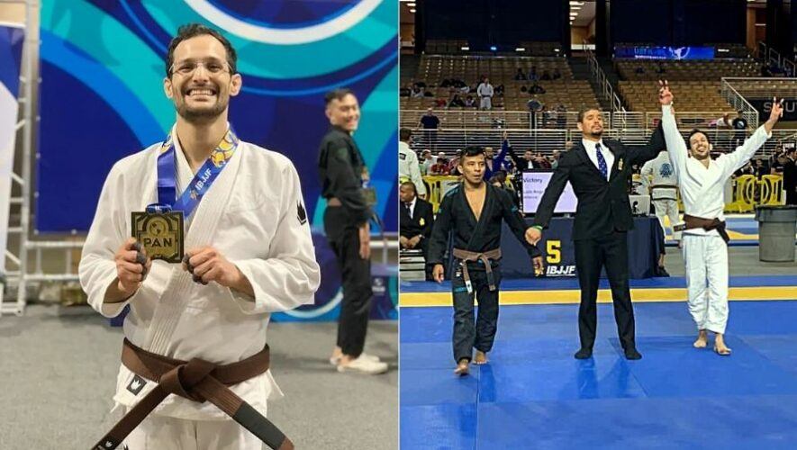 Luis Ángel González con segundo oro histórico en Campeonato Panamericano de Jiu Jitsu 2022