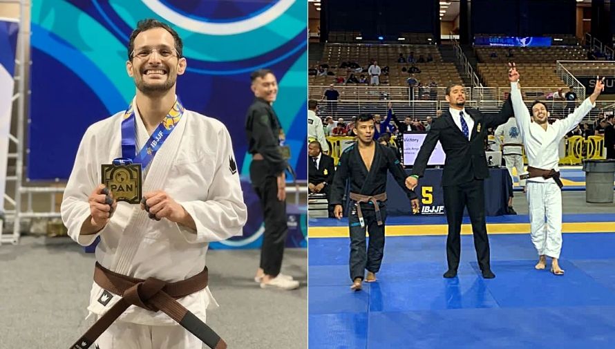 Luis Ángel González con segundo oro histórico en Campeonato Panamericano de Jiu Jitsu 2022