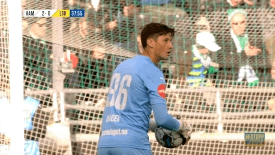 Nicholas Hagen debutó en la Eliteserien, la máxima categoría de fútbol en Noruega