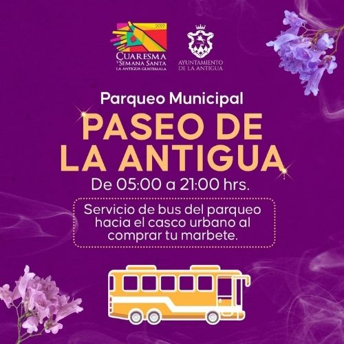 Parqueo Antigua Guatemala