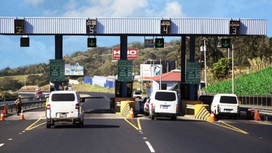 Plan operativo de Semana Santa 2022 Costo de peaje de la Autopista Palín-Escuintla