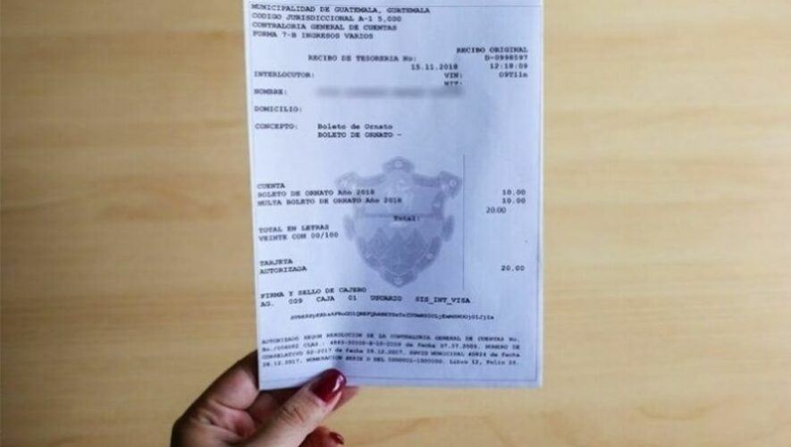 boleto de ornato 2022