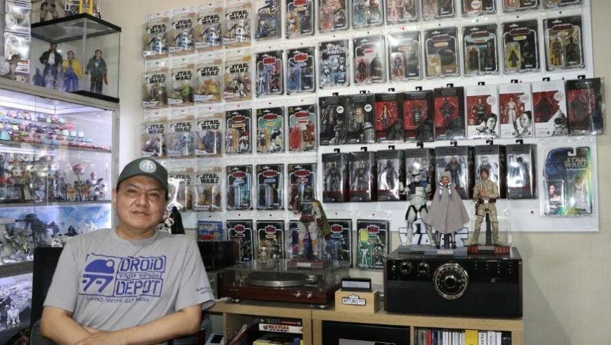 Jorge Anleu, el guatemalteco con una de las colecciones más grandes de Star Wars