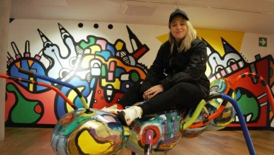 Marinés Lacayo, la artista guatemalteca que ha impresionado por su arte en el graffiti