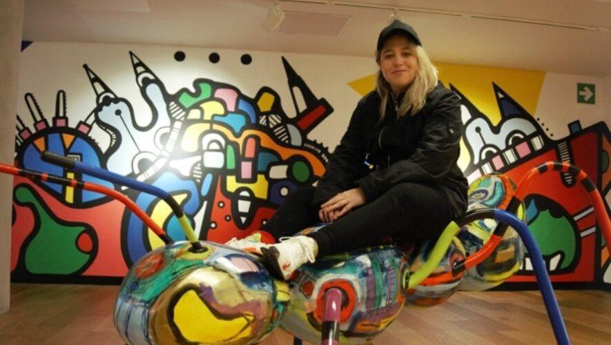 Marinés Lacayo, la artista guatemalteca que ha impresionado por su arte en el graffiti