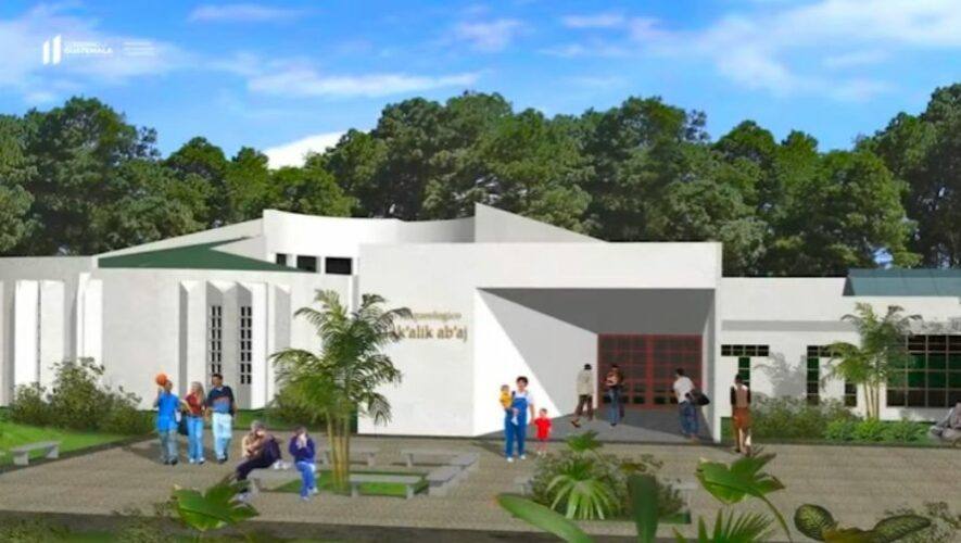 Museo Caracol del Tiempo de Tak'alik Ab'aj en Guatemala