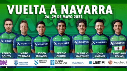 Sergio Chumil liderará a Aluminios Cortizo en la Vuelta a Navarra 2022