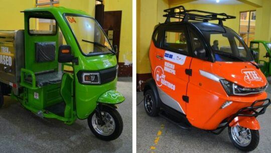 Tuc Tuc eléctricos, los nuevos modelos que recorren las calles de San Juan Comalapa, Chimaltenango