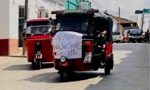 tuc tuc gratuito para mamás en San Pedro Pinula, Jalapa