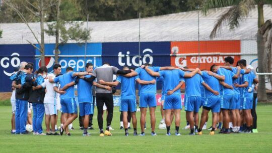 Selección de Guatemala entrenamiento