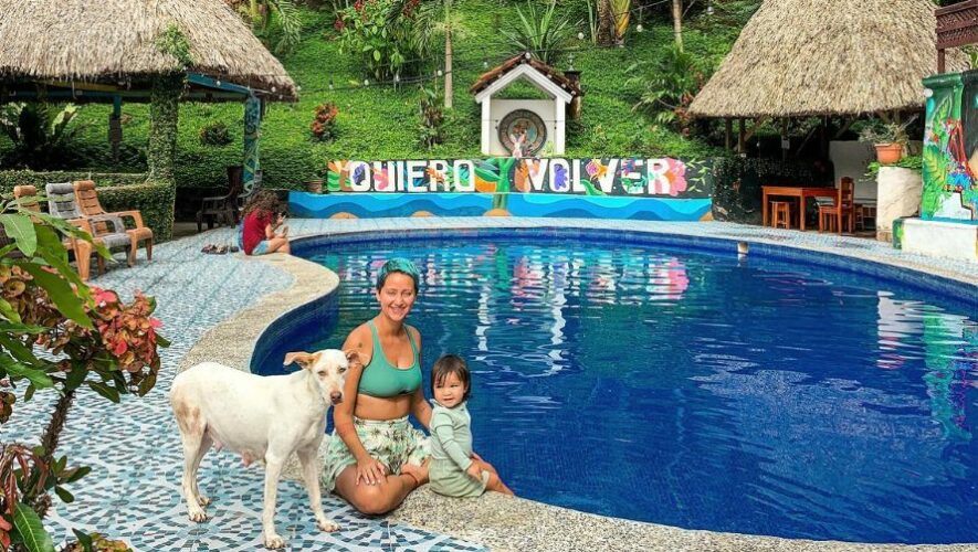 Tiktoker mexicana en Guatemala