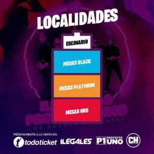 Concierto de Ilegales y Proyecto Uno en Guatemala Agosto 2022 