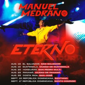 Concierto de Manuel Medrano en ciudad de Guatemala Agosto 2022 