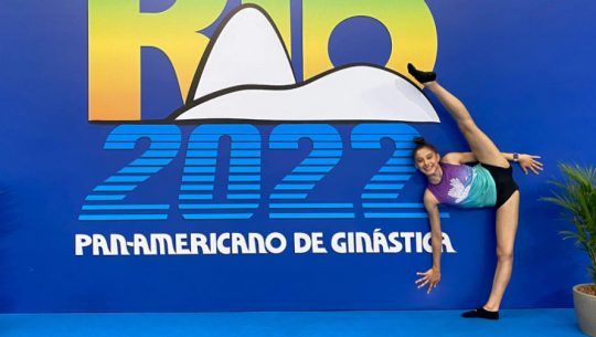 Daniella González destacó con un puesto 8 en el Campeonato Panamericano de Rítmica 2022
