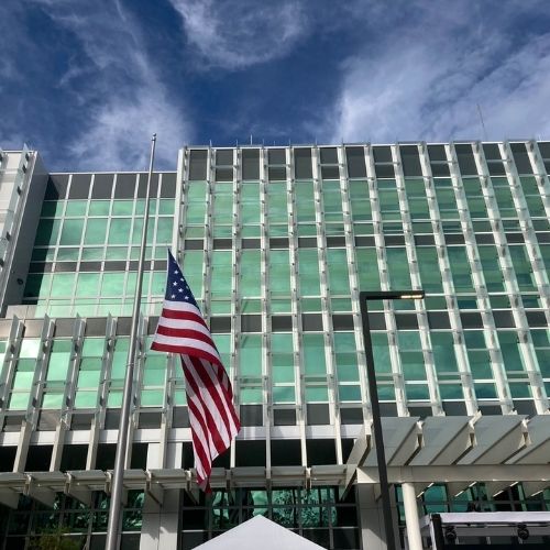 La nueva Embajada de Estados Unidos en el país