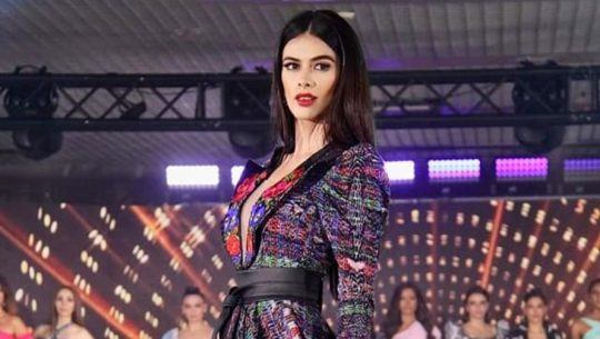 Miss Supranational 2022 la guatemalteca María Fernanda Milián lució un traje realizado con textiles mayas en Polonia