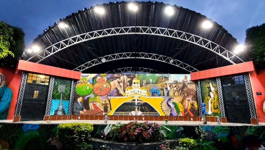 Mural Cultural Santa Cruz Yalmotx, un nuevo espacio de arte en Santa Cruz Barillas