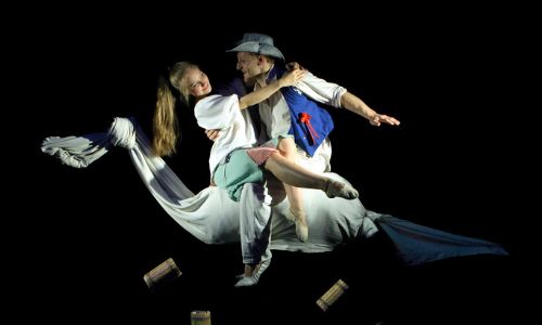 Teatro Negro de Praga en Guatemala tercera presentacion