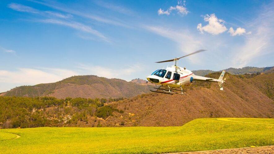 Vuelos en helic&oacute;ptero por Antigua Guatemala, para turistas salvadore&ntilde;os | 2022
