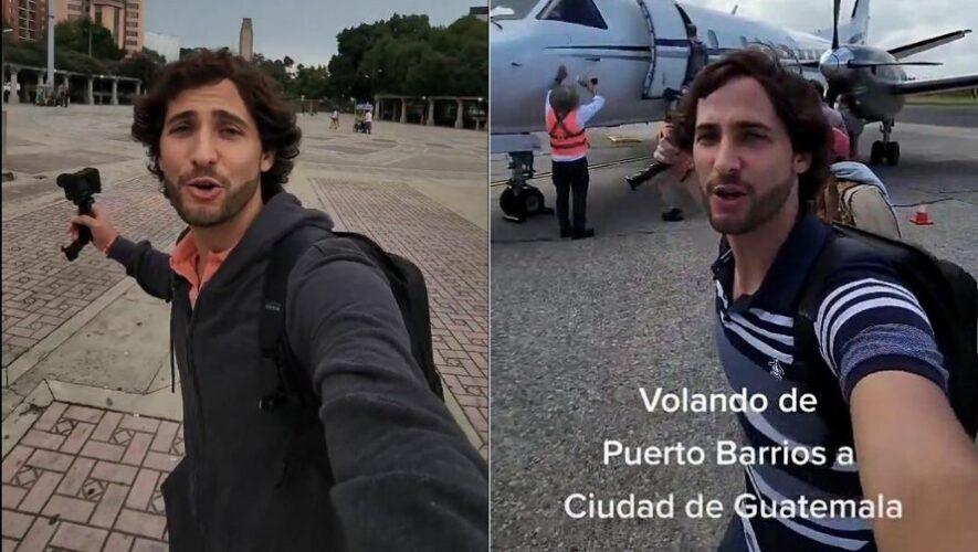 Alex Cámara, youtuber y viajero mexicano, se encuentra de visita en Guatemala (1)