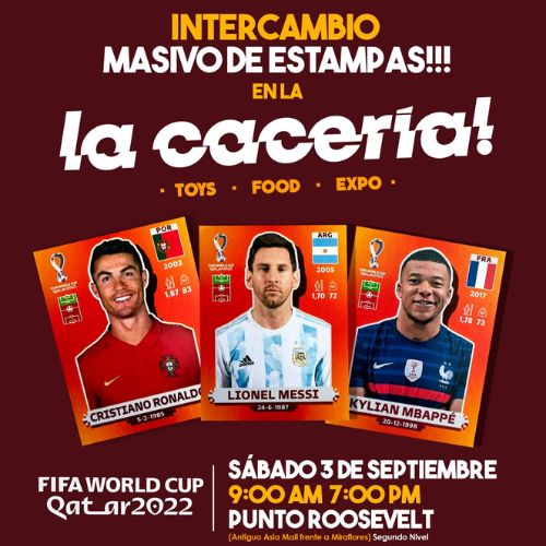 Intercambio de estampas del Mundial Qatar 2022