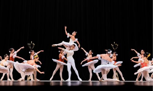 Obra de ballet Paquita en el Teatro Nacional