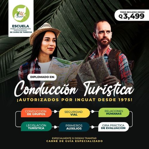 Diplomado de Conducción Turística en Guatemala 2022