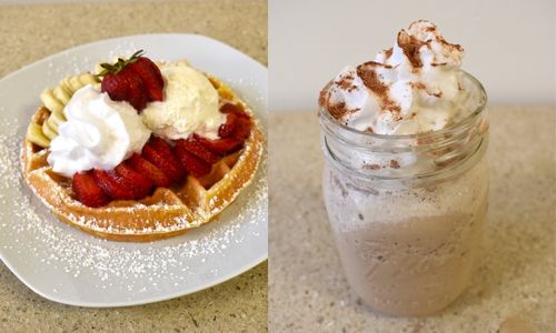 Horchata Frappé en el menú de Cultura CCafe