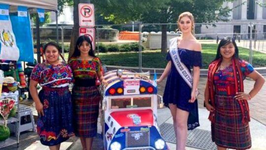 Ivana Batchelor participó en el Festival Latino eb Washington representando al país Guatemala