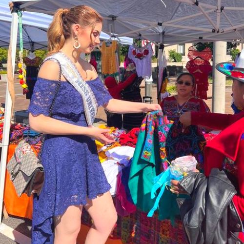 Ivana Batchelor participó en el Festival Latino en Washington representando a Guatemala