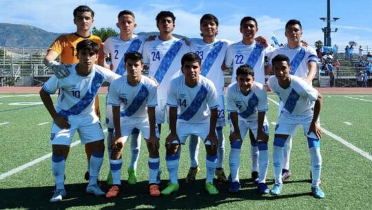 Jugadores convocados de la Selección Sub-20 de Guatemala para segunda gira en EE.UU. 2022