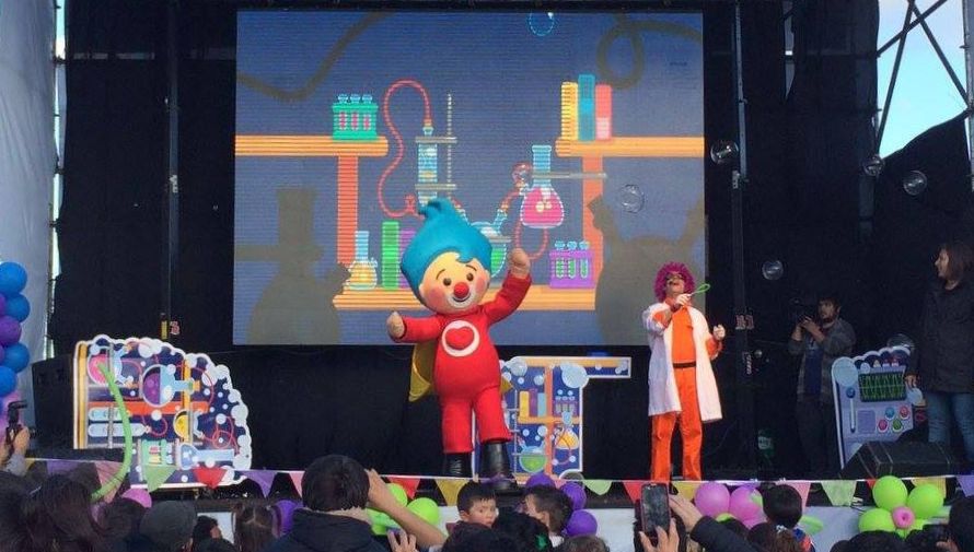 Presentación en vivo del Payaso Plim Plim en Guatemala