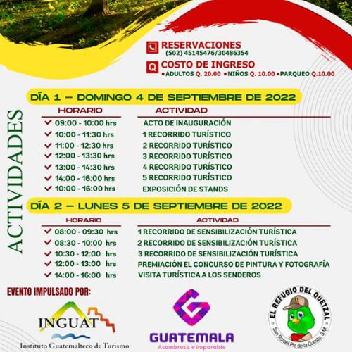 Primer festival del Quetzal 2022