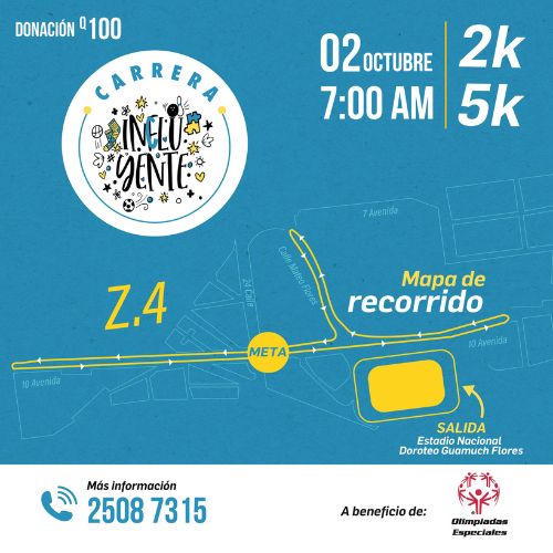 Primera Carrera Incluyente en la Ciudad de Guatemala
