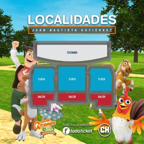 Show en vivo de La Granja de Zenón en la Ciudad de Guatemala 2022